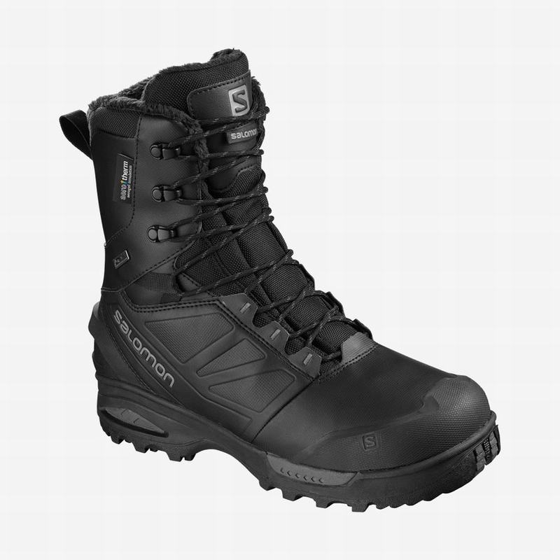 Bottes Hiver Salomon Homme Noir - Salomon TOUNDRA PRO CLIMASALOMON™ WATERPROOF - France (8069-NTHLX)